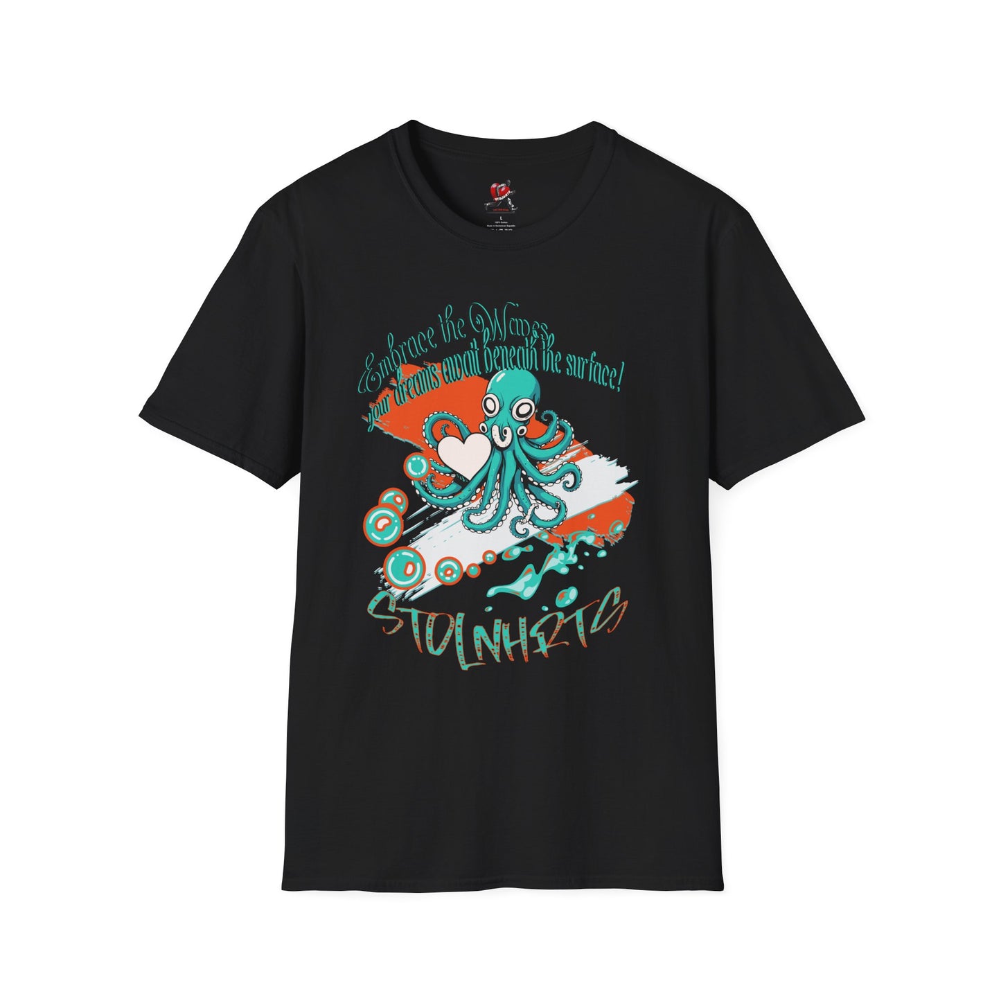 STOLNHRTS Embrace The Waves T-shirt - STOLNHRTS Apparel Co.T-Shirt