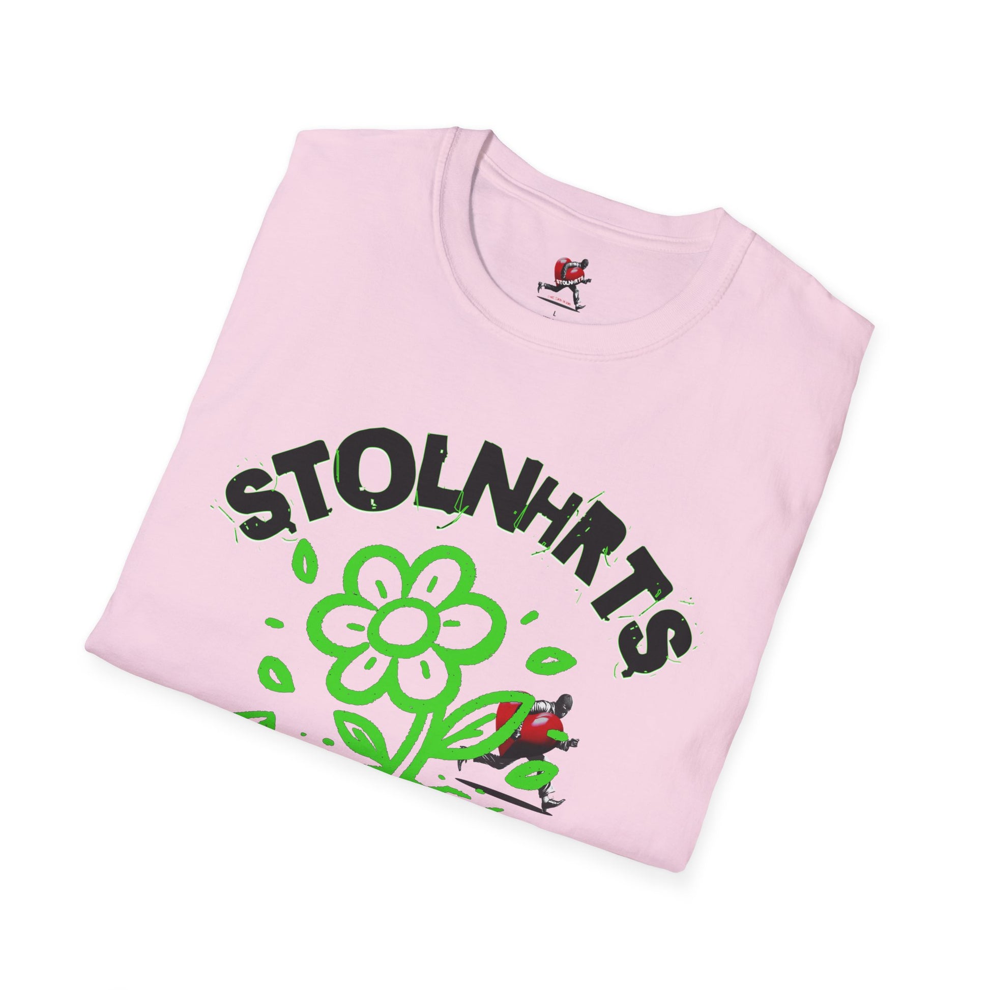 STOLNHRTS Concrete Ascension Green Flower T-shirt - STOLNHRTS Apparel Co.T-Shirt