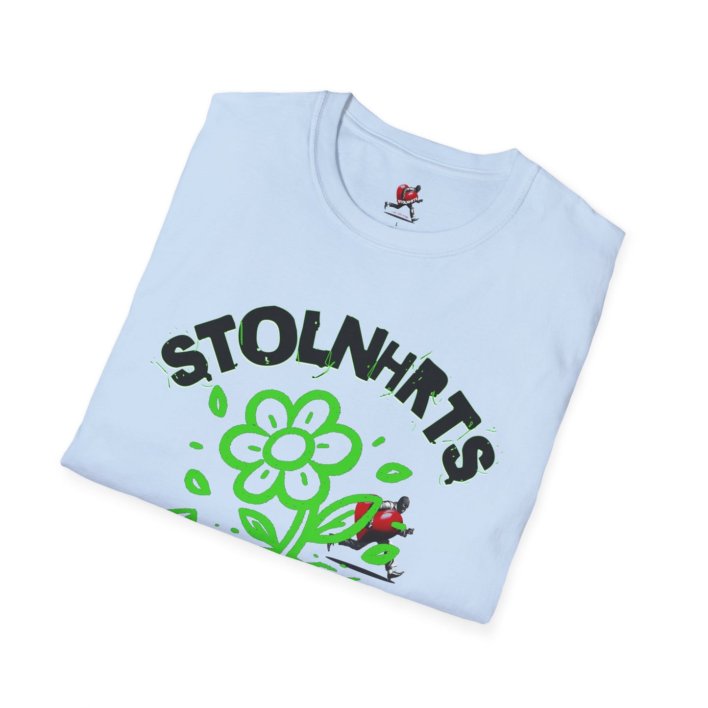 STOLNHRTS Concrete Ascension Green Flower T-shirt - STOLNHRTS Apparel Co.T-Shirt