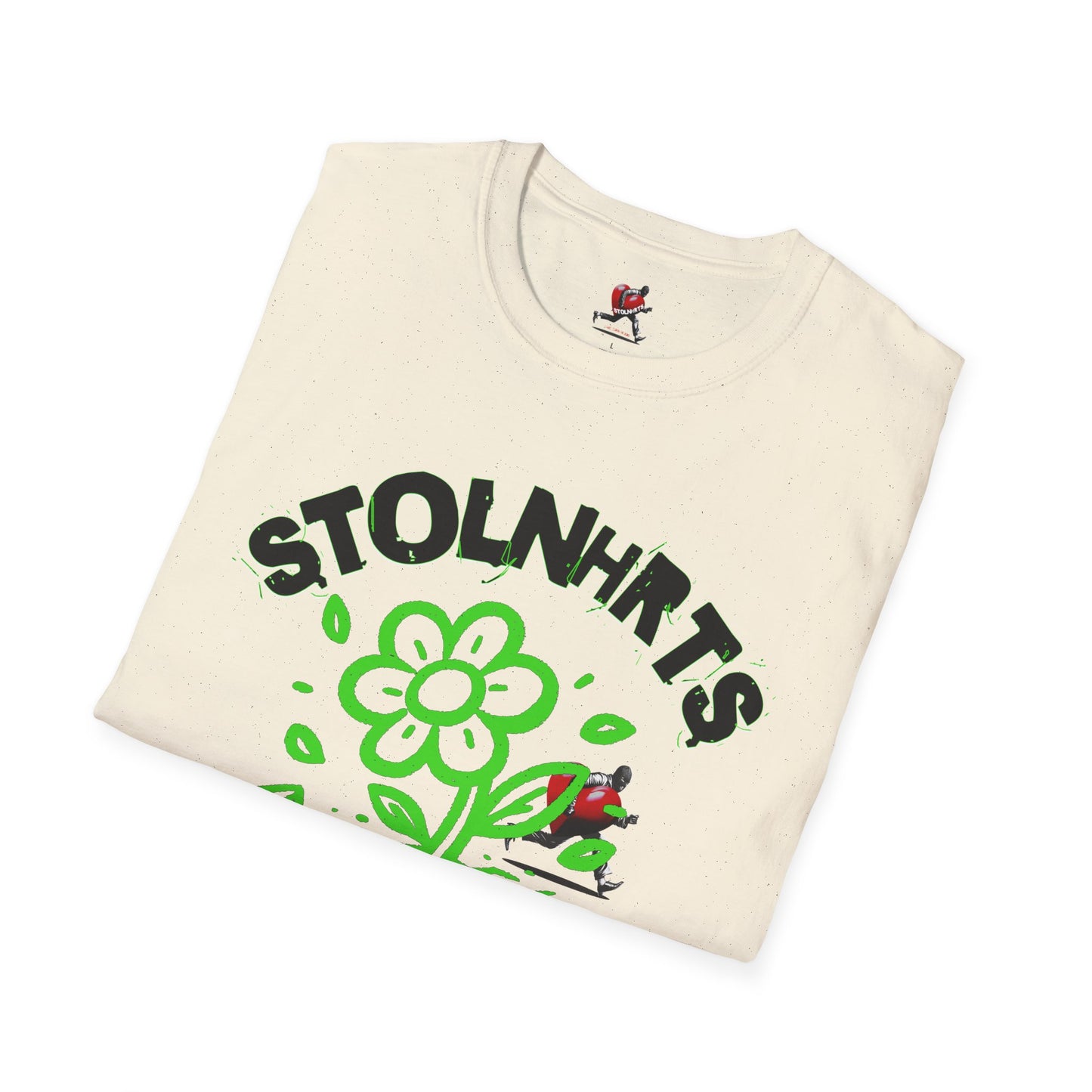 STOLNHRTS Concrete Ascension Green Flower T-shirt - STOLNHRTS Apparel Co.T-Shirt