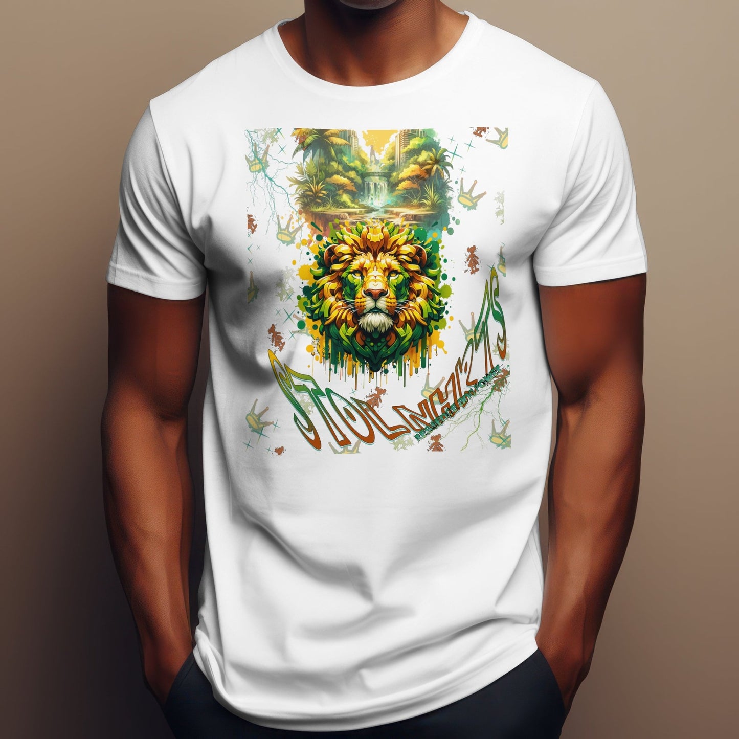 Resilience Lion T-Shirt - STOLNHRTS Apparel Co.T-Shirt