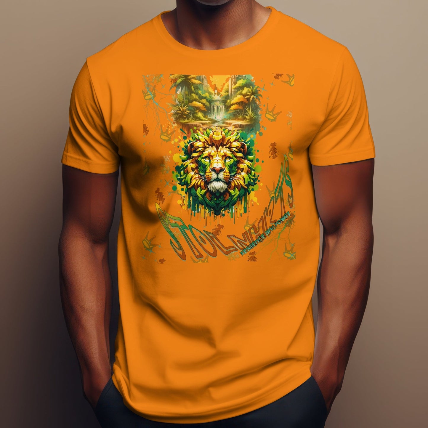 Resilience Lion T-Shirt - STOLNHRTS Apparel Co.T-Shirt