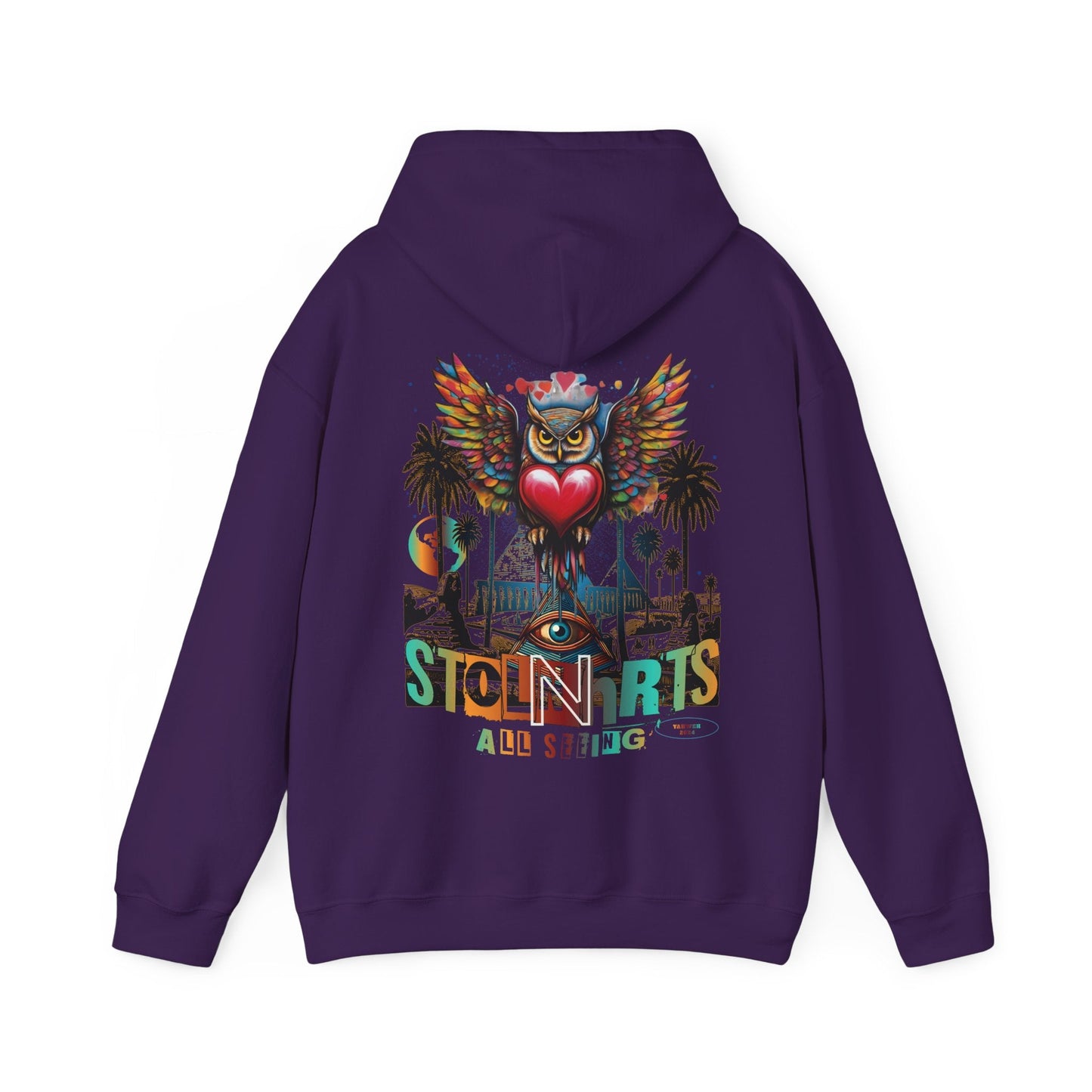 STOLNHRTS All Seeing Owl Hoodie - STOLNHRTS Apparel Co.Hoodie