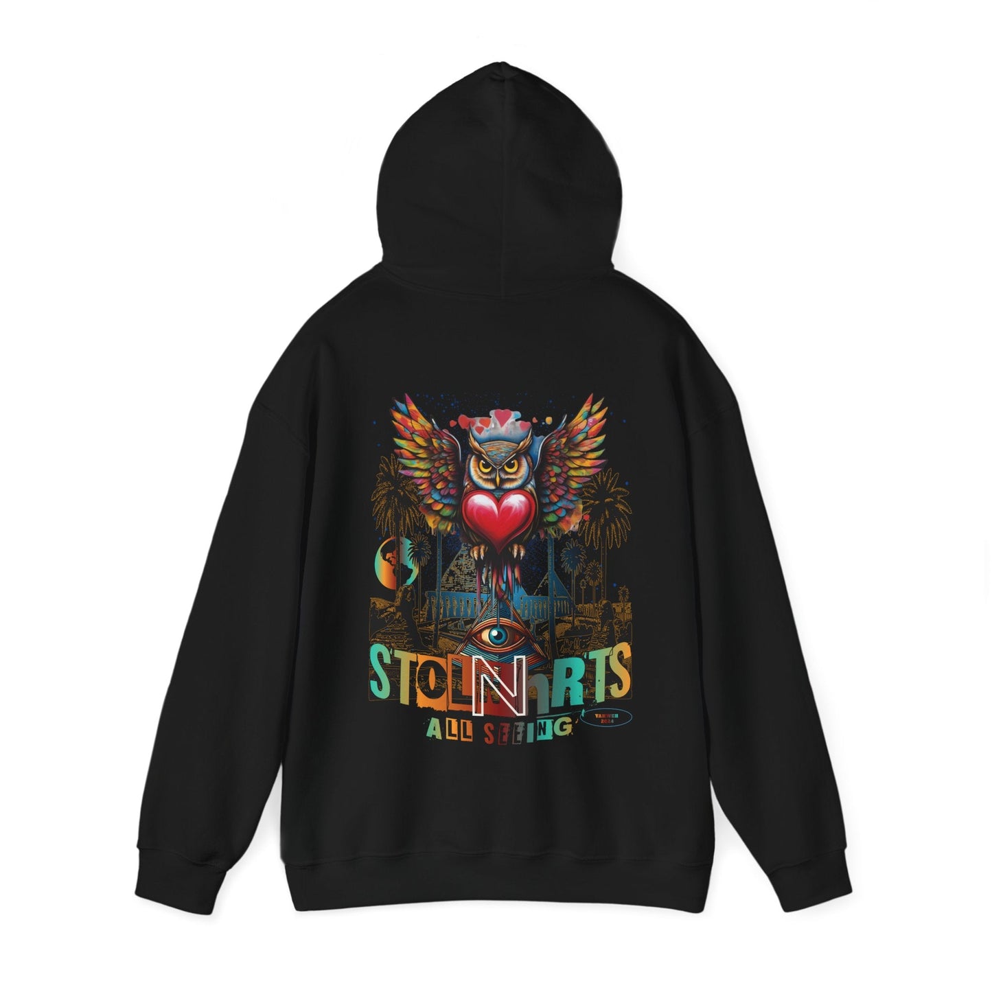 STOLNHRTS All Seeing Owl Hoodie - STOLNHRTS Apparel Co.Hoodie