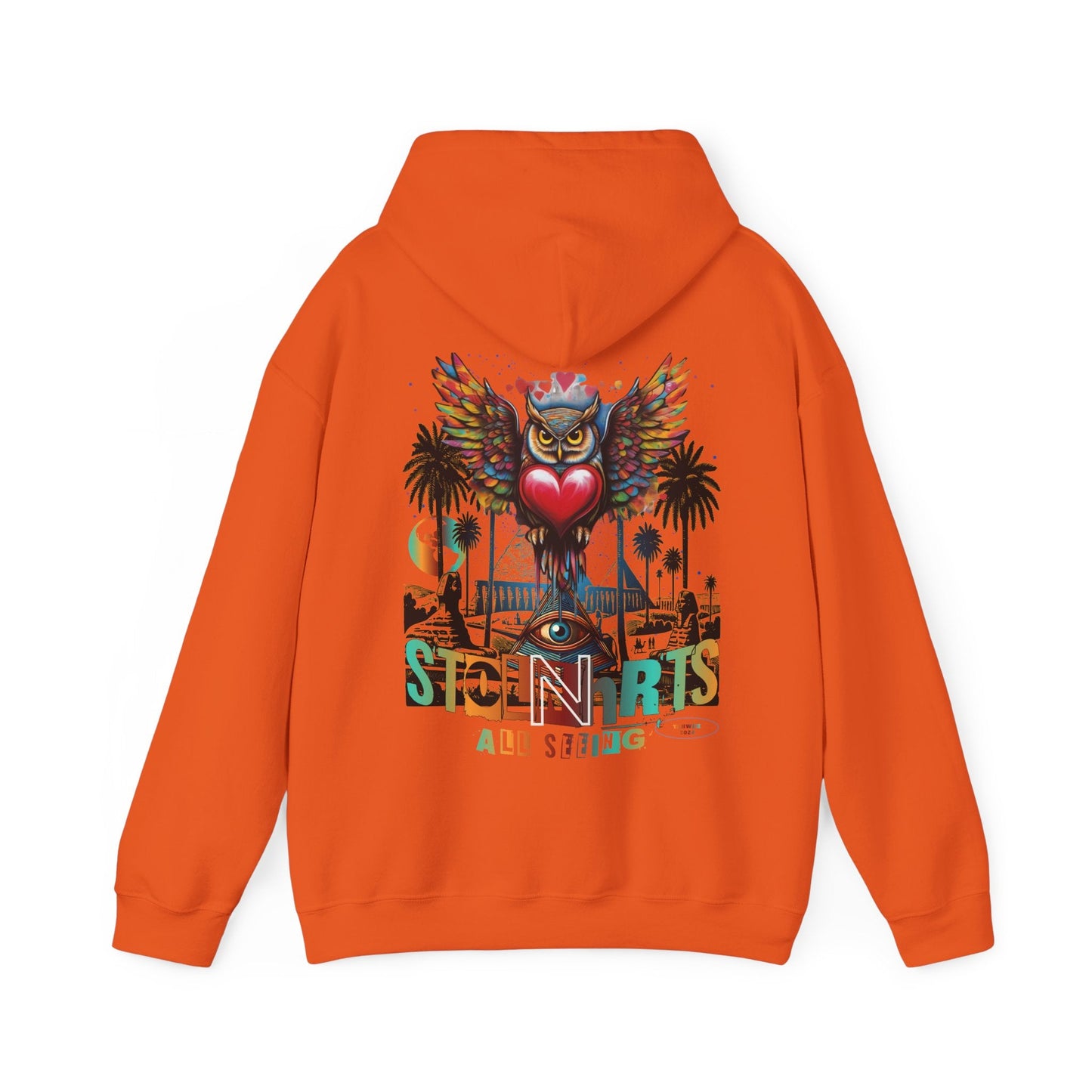 STOLNHRTS All Seeing Owl Hoodie - STOLNHRTS Apparel Co.Hoodie