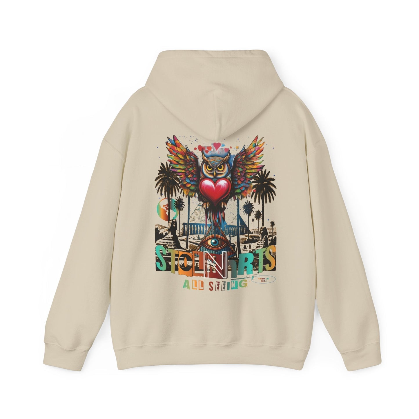 STOLNHRTS All Seeing Owl Hoodie - STOLNHRTS Apparel Co.Hoodie