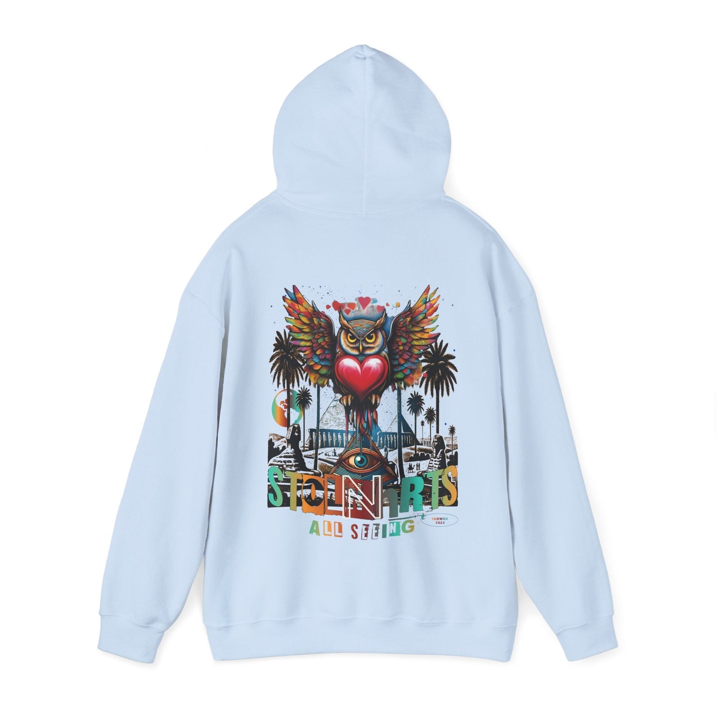 STOLNHRTS All Seeing Owl Hoodie - STOLNHRTS Apparel Co.Hoodie