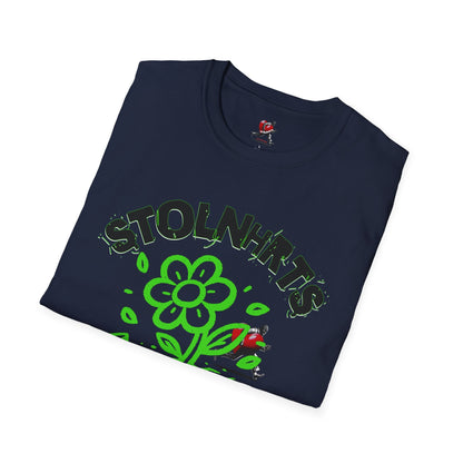 STOLNHRTS Concrete Ascension Green Flower T-shirt - STOLNHRTS Apparel Co.T-Shirt