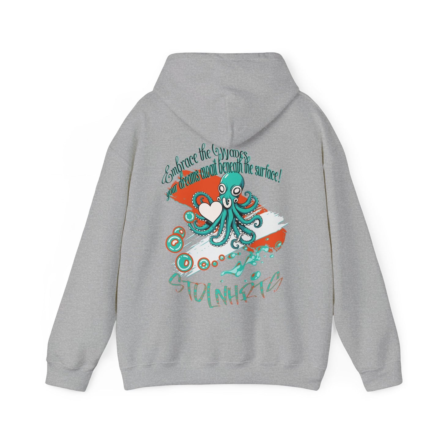 STOLNHRTS Embrace The Waves Hoodie - STOLNHRTS Apparel Co.Hoodie