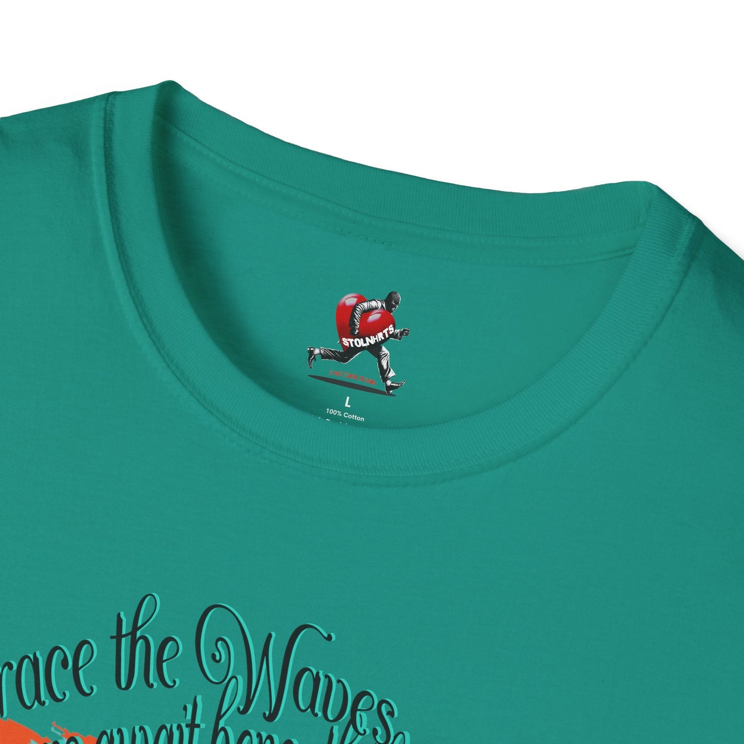 STOLNHRTS Embrace The Waves T-shirt - STOLNHRTS Apparel Co.T-Shirt